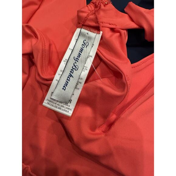Tommy Bahama Double Strap Cover-Up Dress Color: Coral Coast size XS MSRP $138.00 - Picture 3 of 5